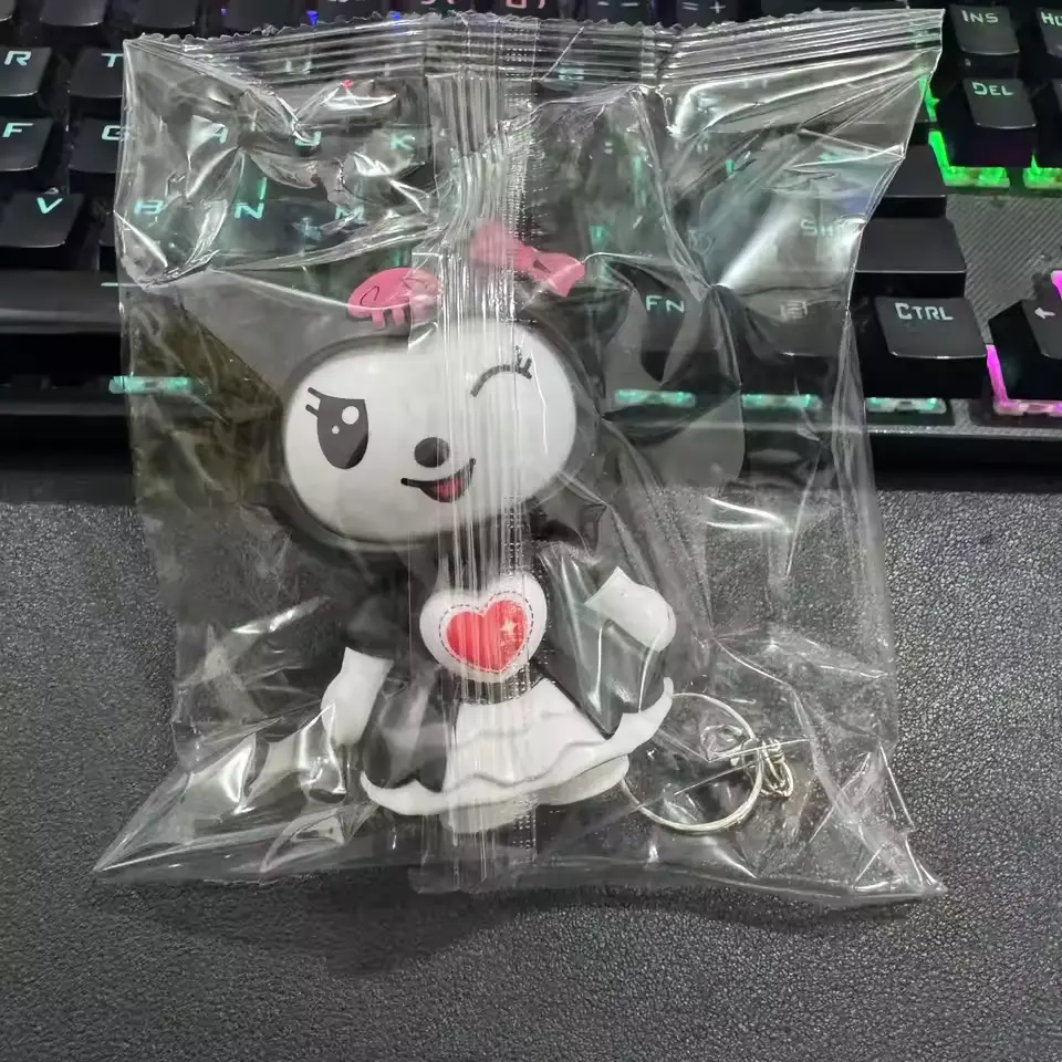 Kuromi Face Changing Toy Keychain -6