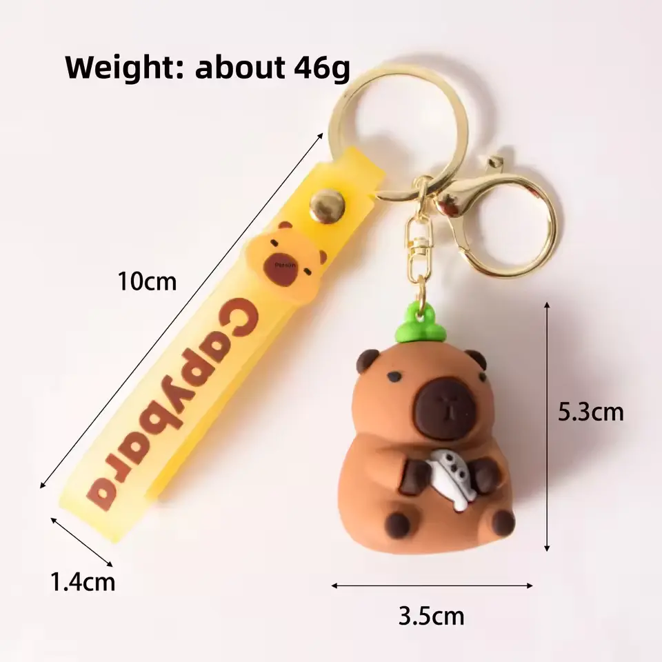 Capybara 3D Keychain -2