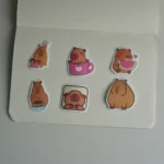 Capybara Die-Cut Stickers Pack -8