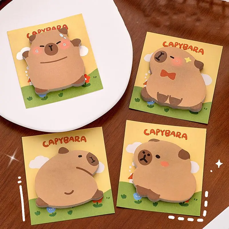 Cute Capybara Shaped Sticky Notes -1