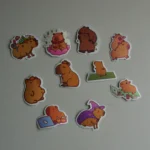 Capybara Die-Cut Stickers Pack -3