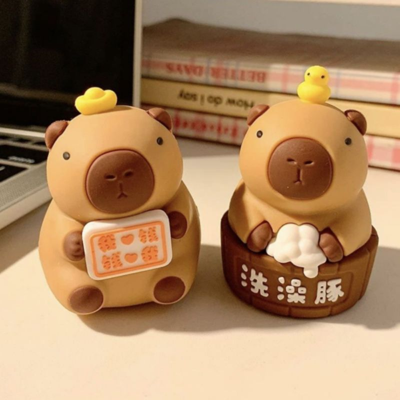 Cute Capybara Decorative Figure -5