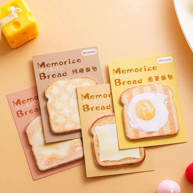Aesthetic Toast Theme Sticky Notes -3