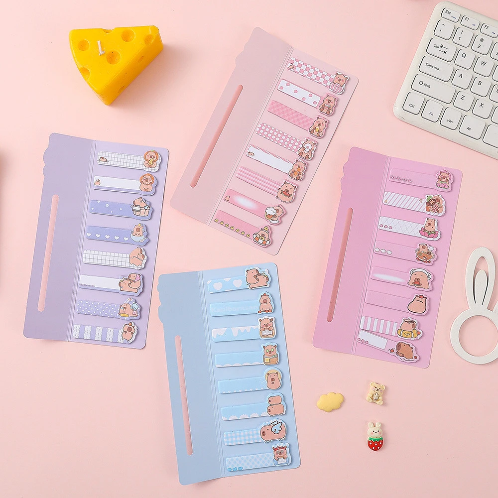 Kawaii Capybara Sticky Notes Tabs -2