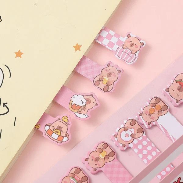 Kawaii Capybara Sticky Notes Tabs -5