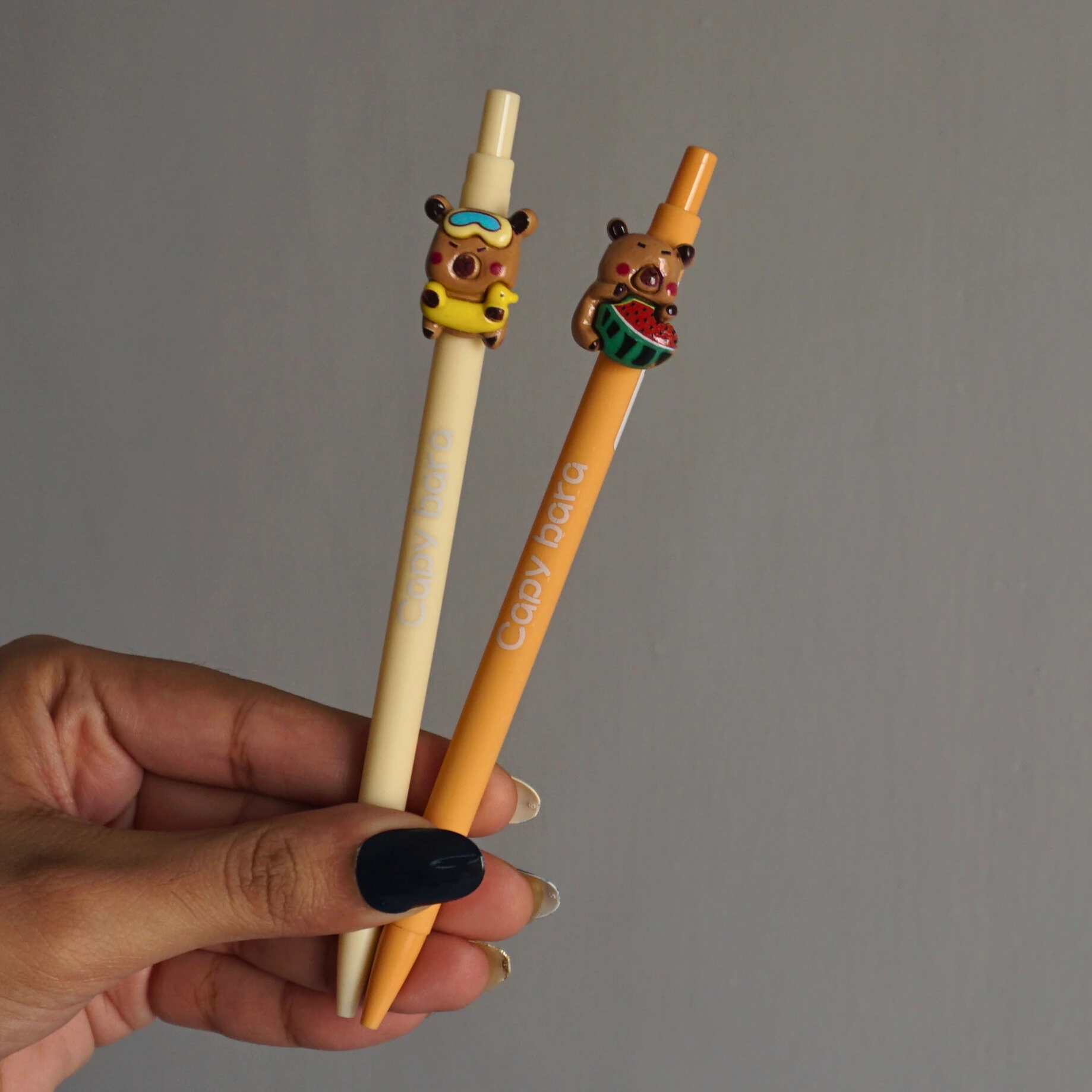 Cute Capybara Charm Mechanical Pencils -7