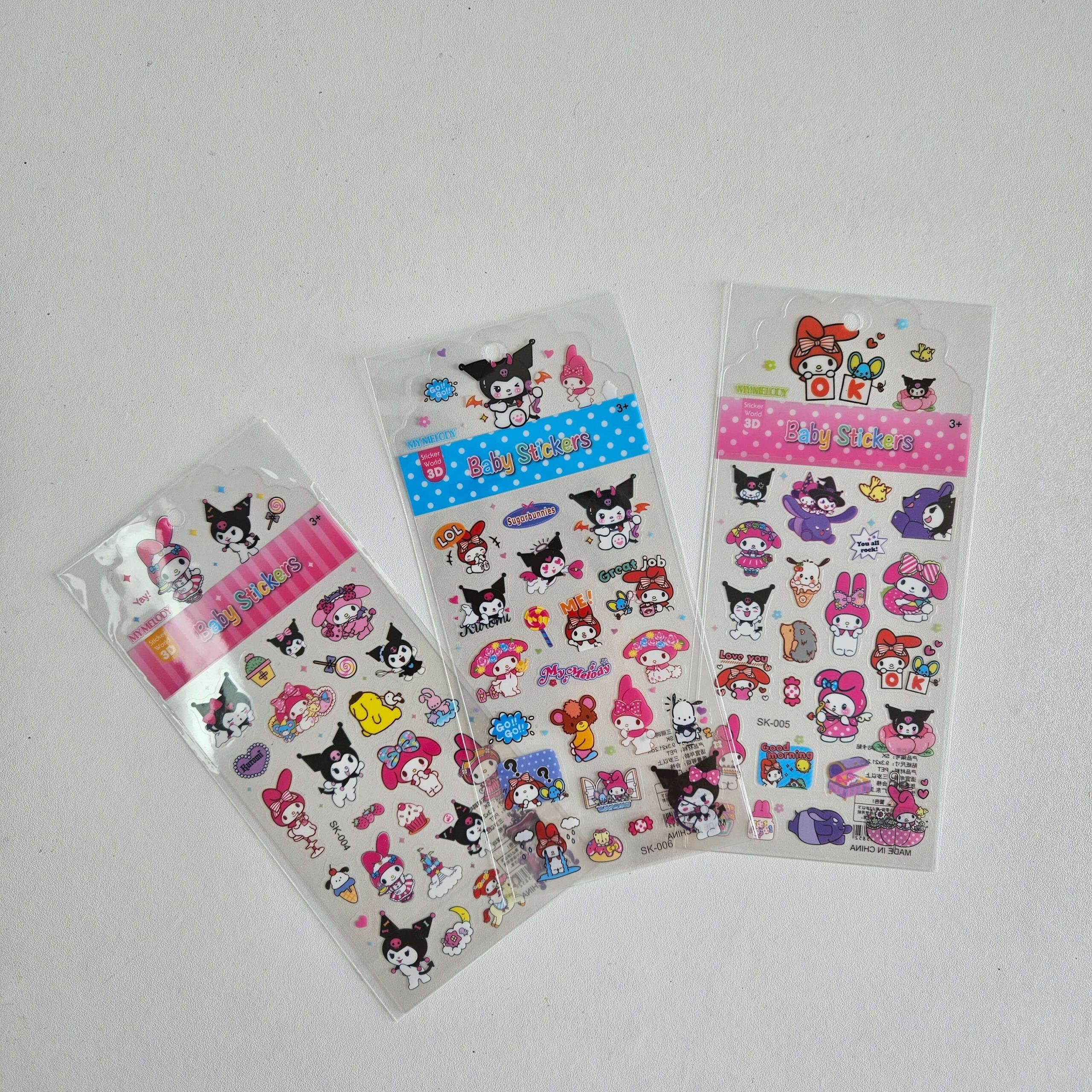 Cute Sanrio Characters Sticker Sheet -1