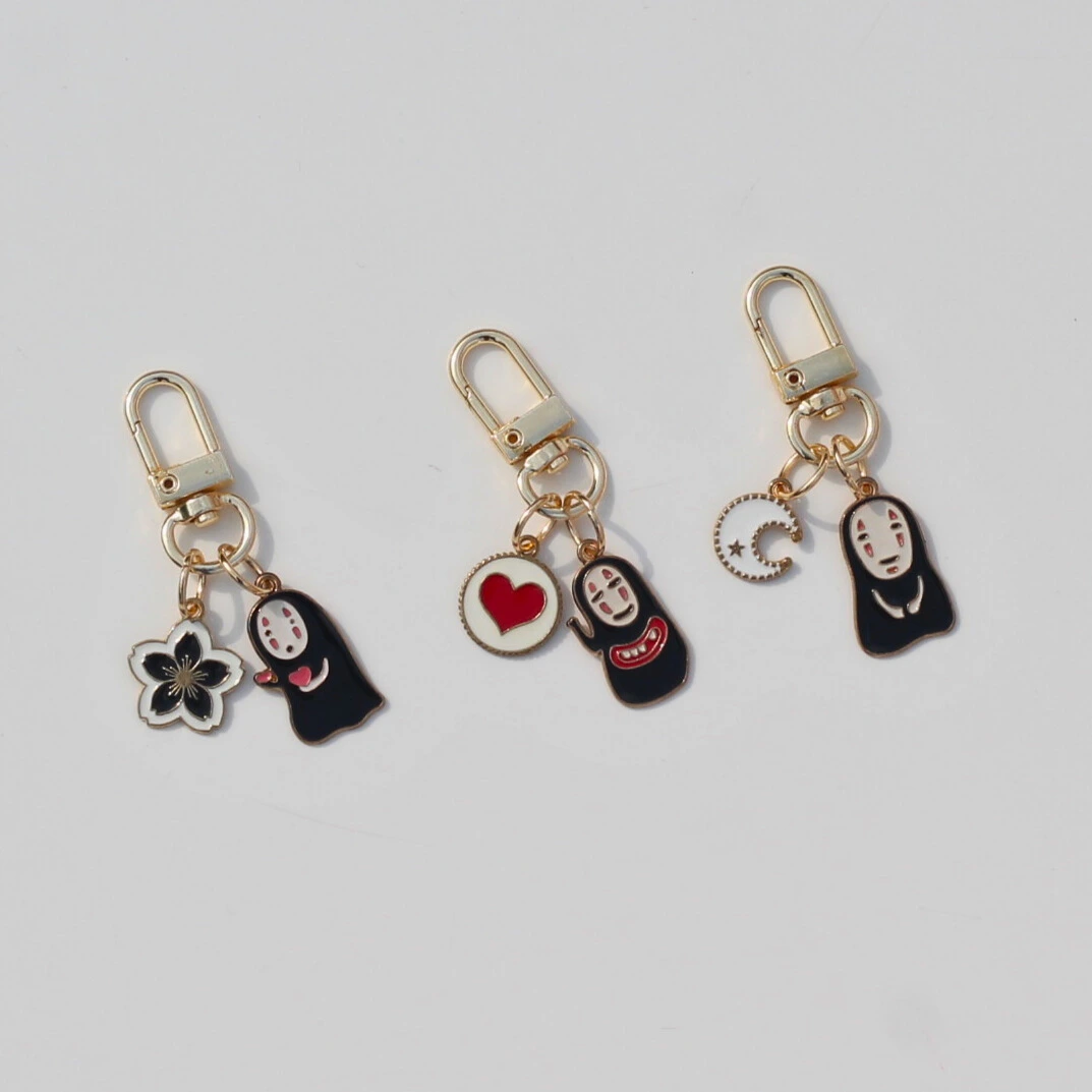 Cute No Face Key Charms -2