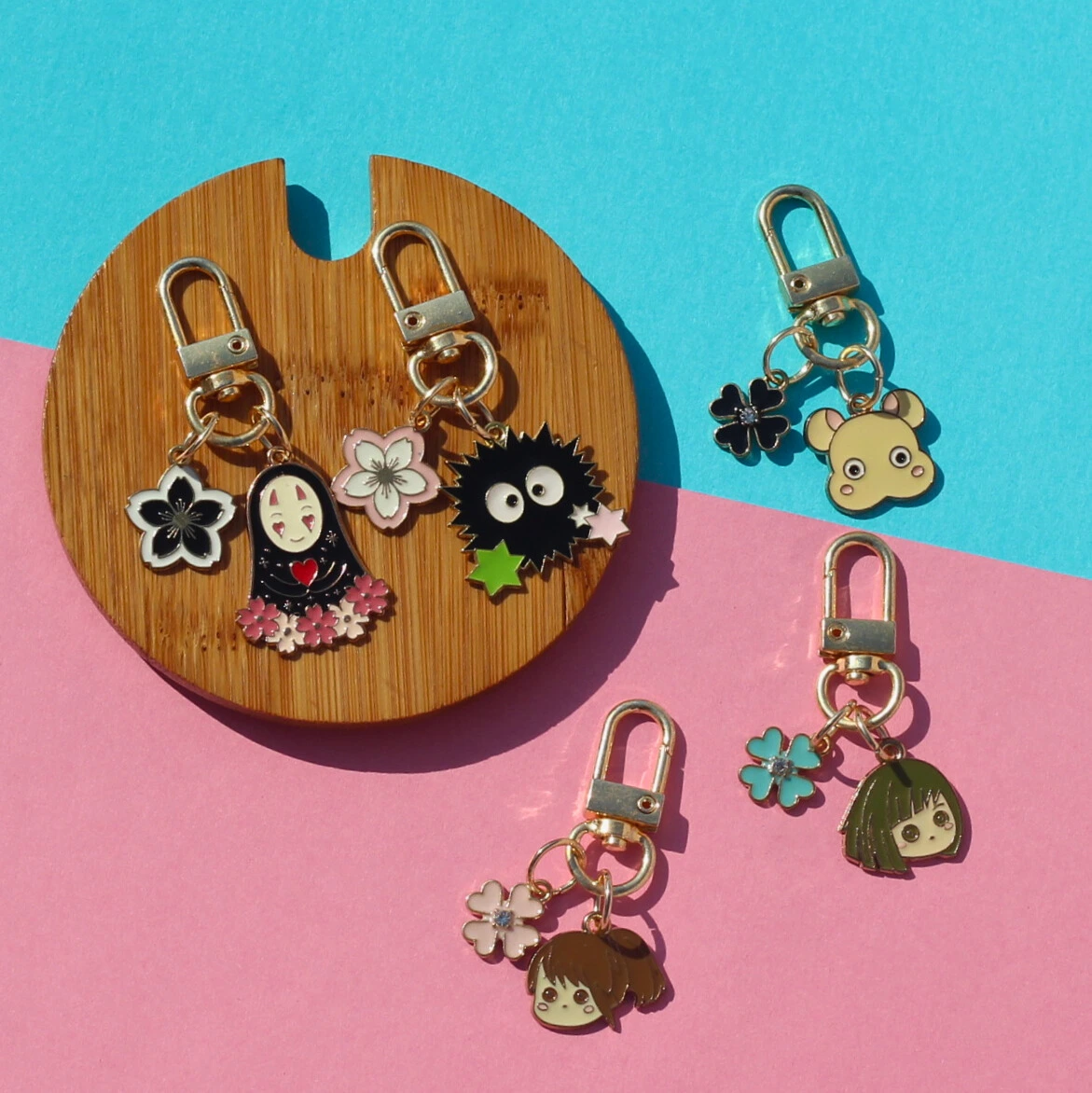 New Spirited Away Charm Keychains -1