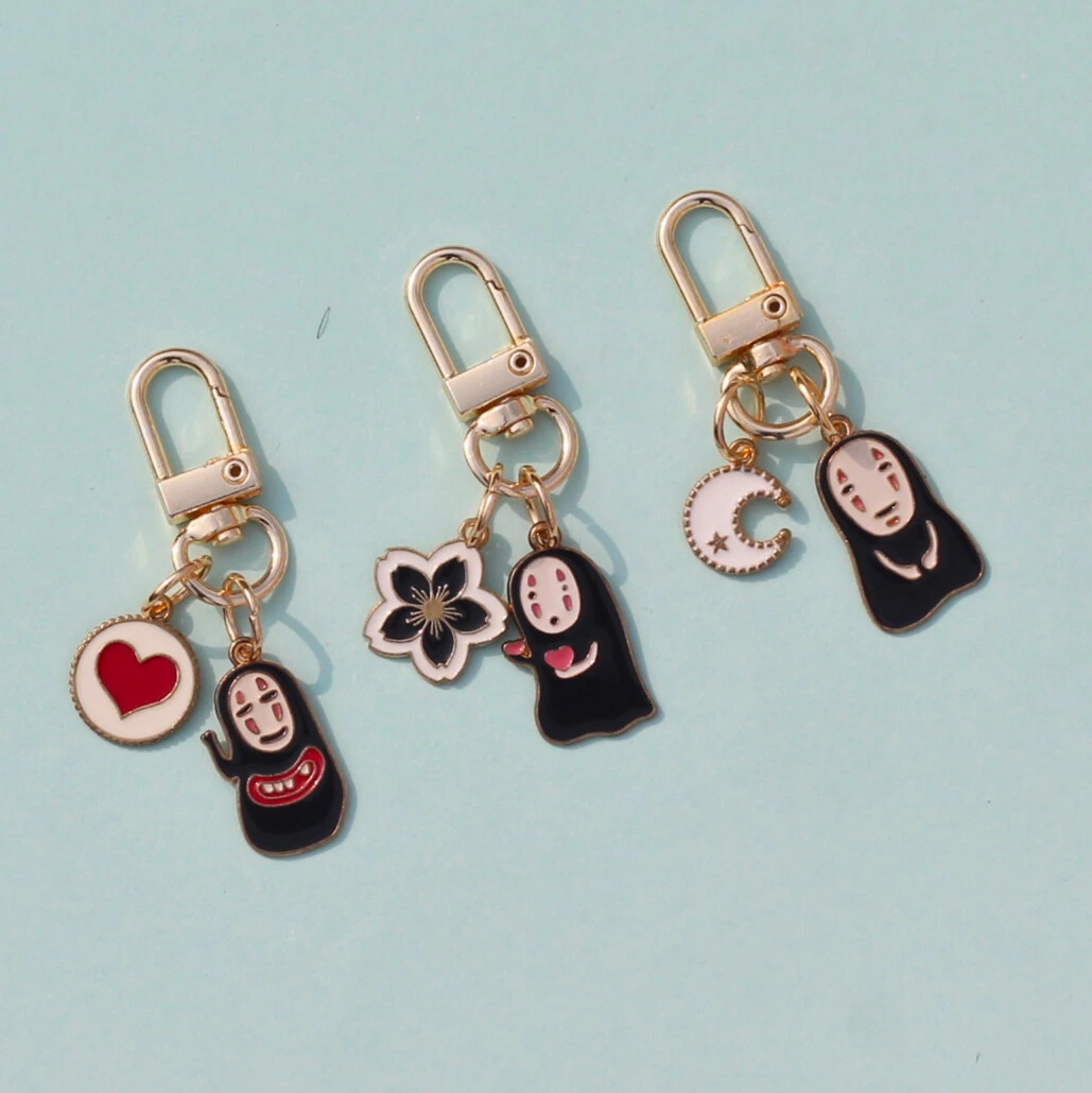 Cute No Face Key Charms -3