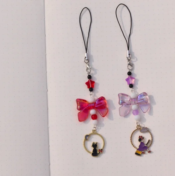 Kiki's Delivery Service Bow Knot Phone Charm -8