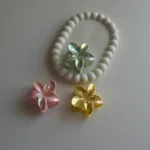 Shiny Pastel Flower Hair Claws -5