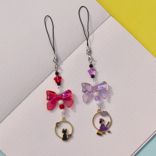 Kiki's Delivery Service Bow Knot Phone Charm -4