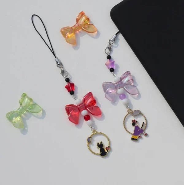 Kiki's Delivery Service Bow Knot Phone Charm -2