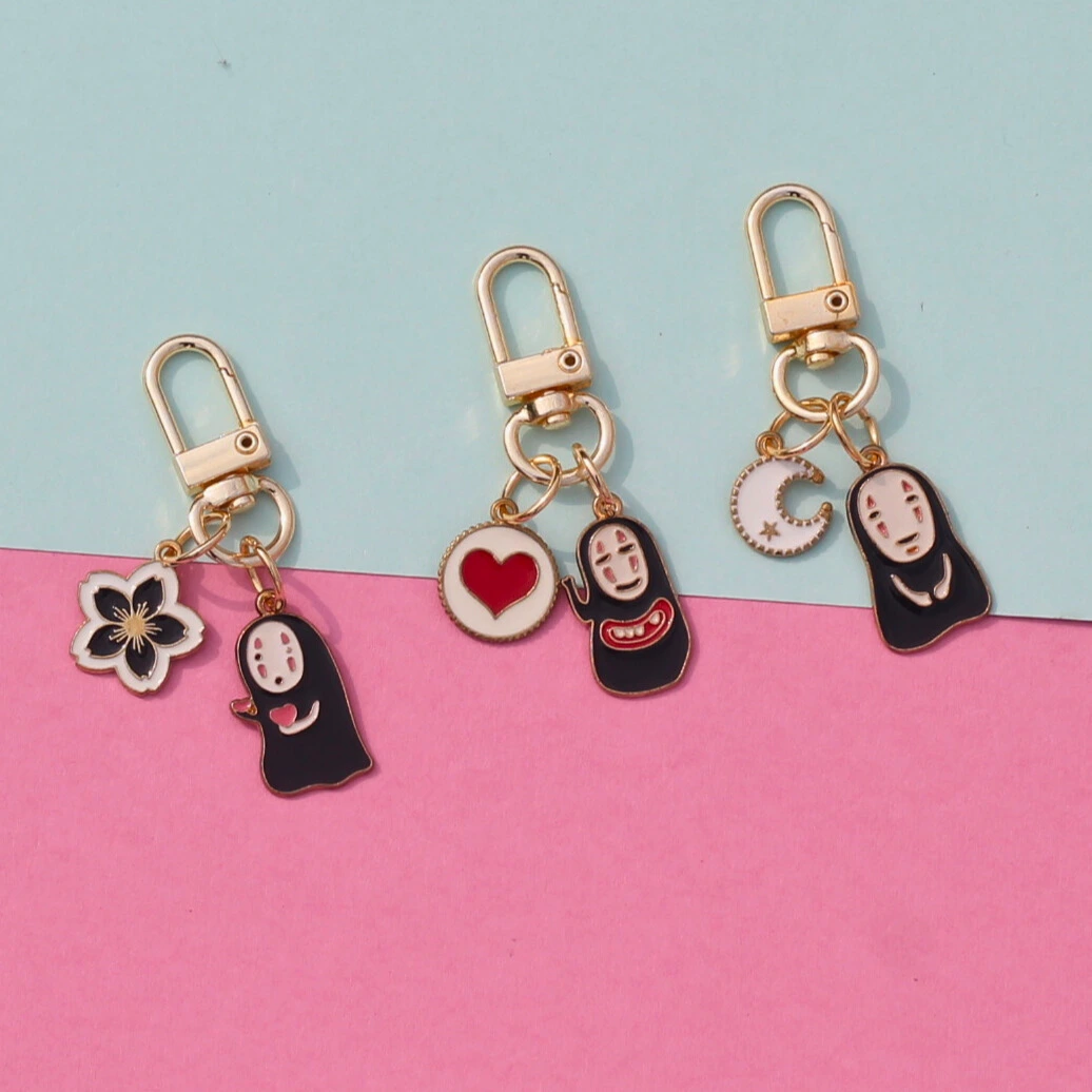 Cute No Face Key Charms -1