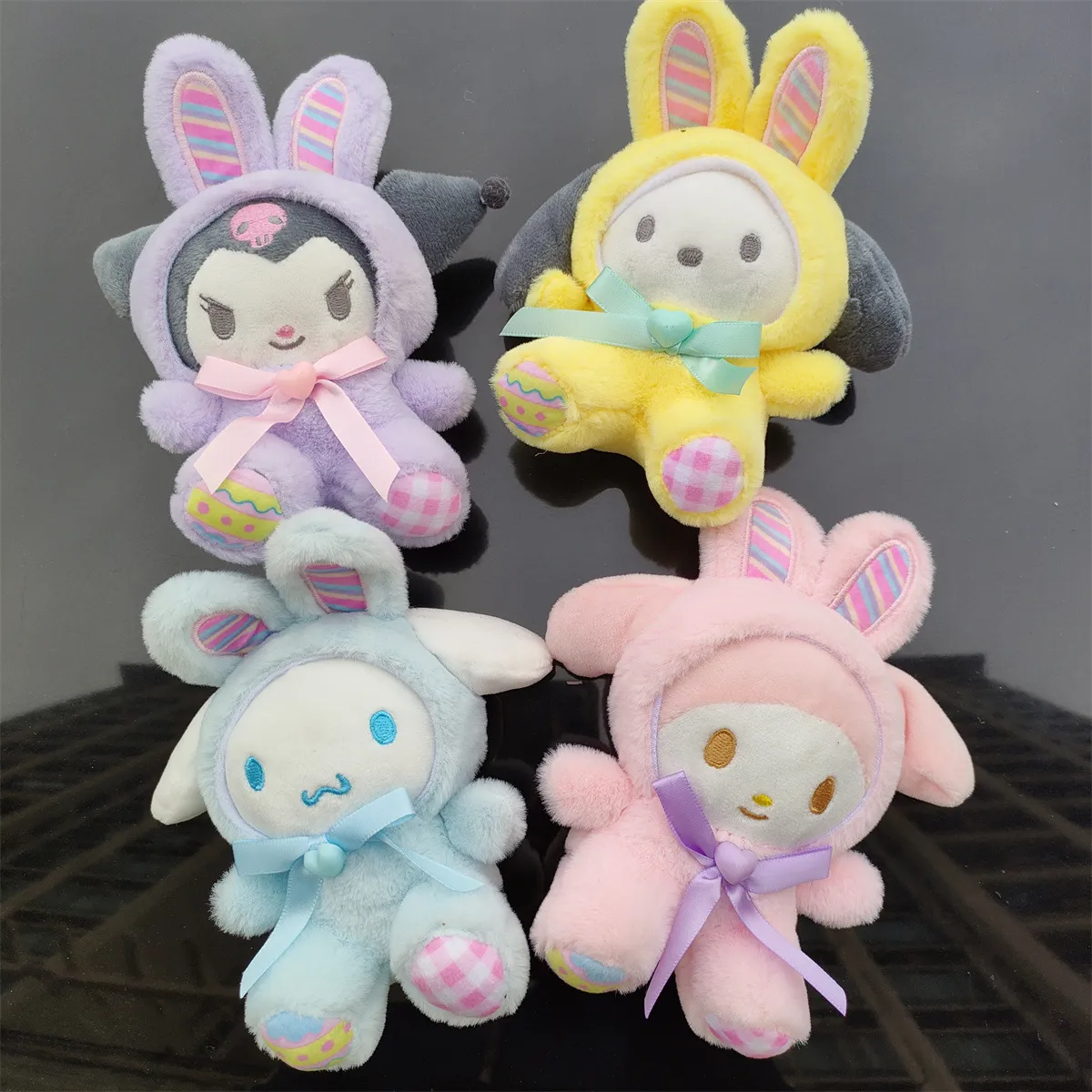 Sanrio Rabbit Outfit Series Plush Keychain -8