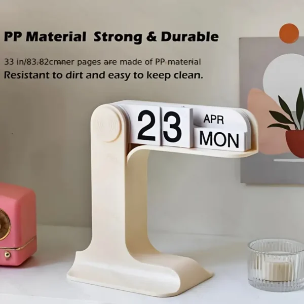 Modern Perpetual Flip Card Desk Calendar -11