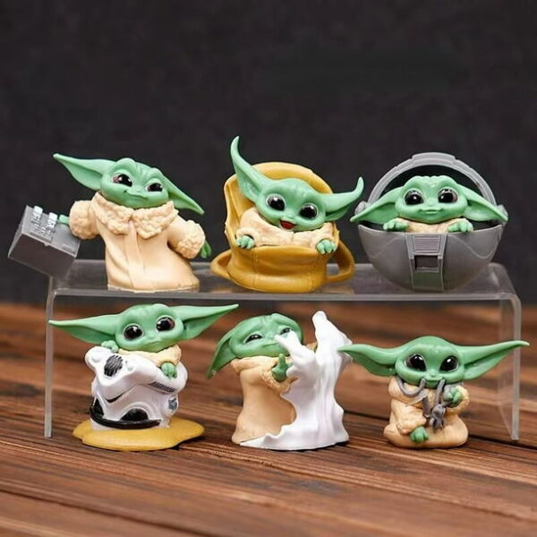 Cute Baby Yoda Action Figures -8