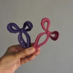 Matte Coquette Bow Hair Claws -9