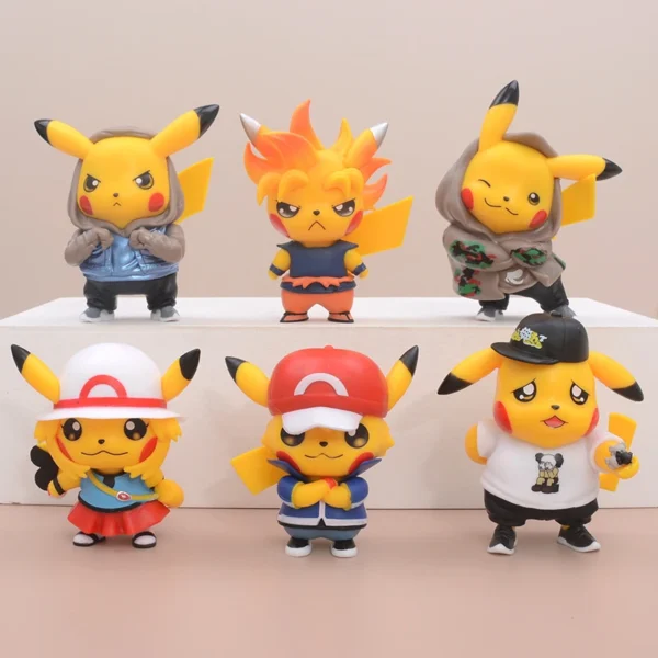 Pikachu Cosplay Action Figure -16