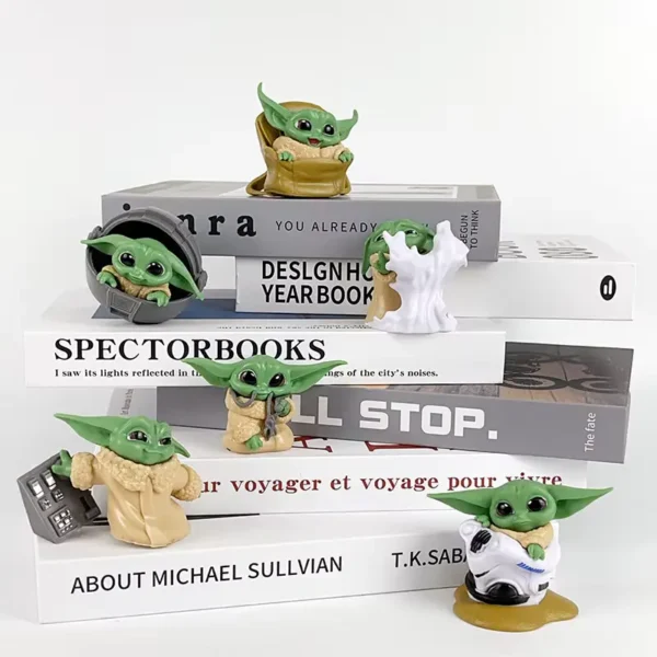 Cute Baby Yoda Action Figures -12