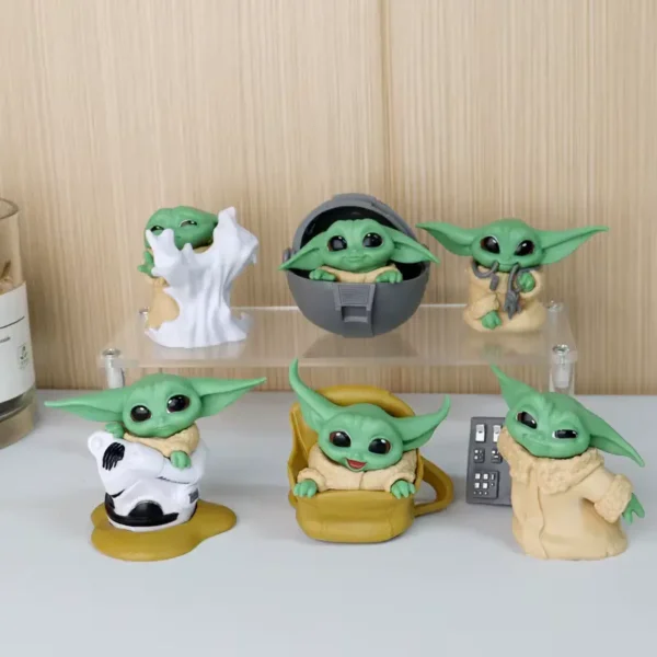 Cute Baby Yoda Action Figures -16