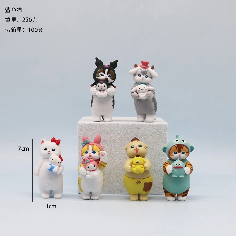 Mofusand x Sanrio Characters Figures -7
