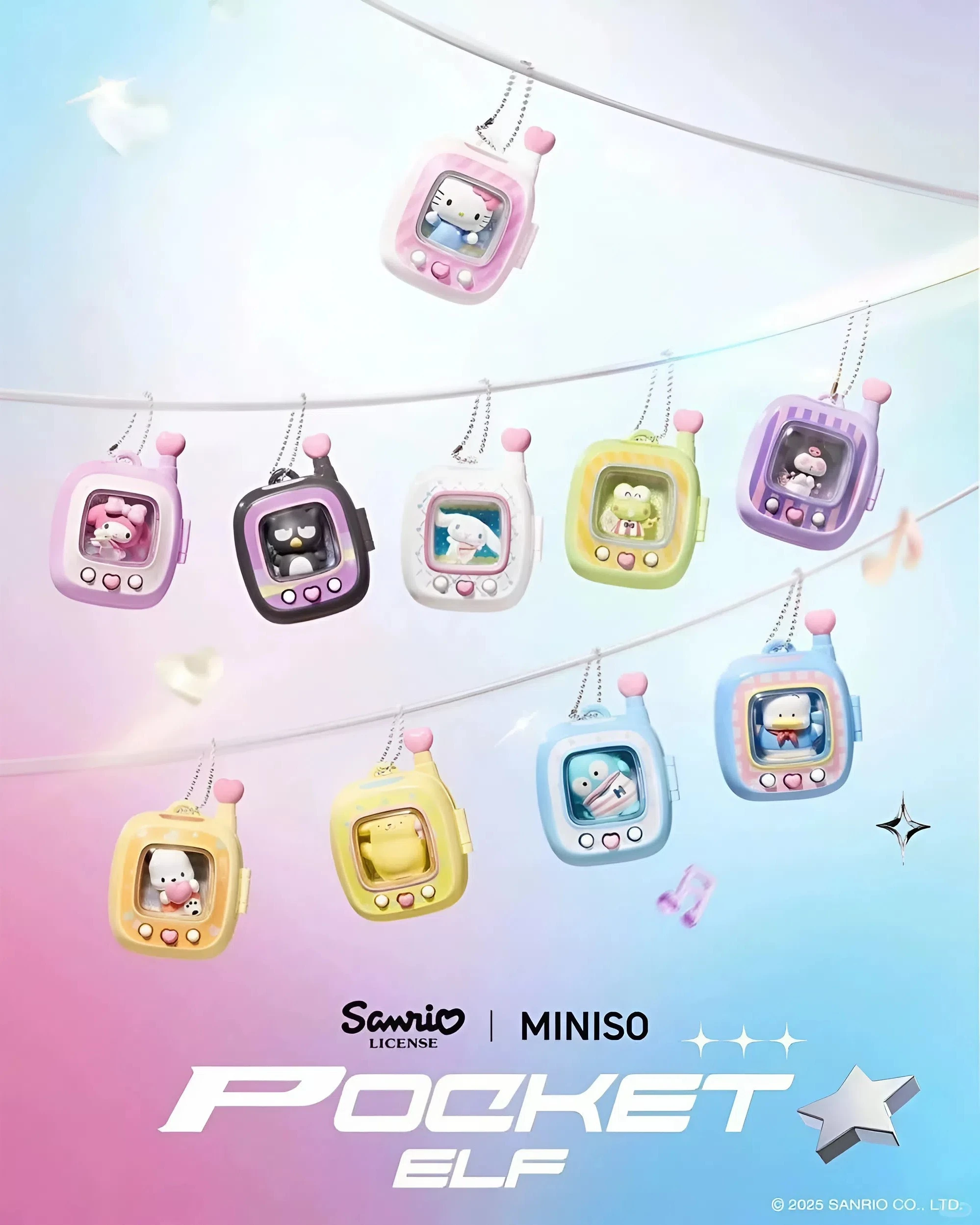 Mini Sanrio Character Pocket Elf Series Blind Box -1