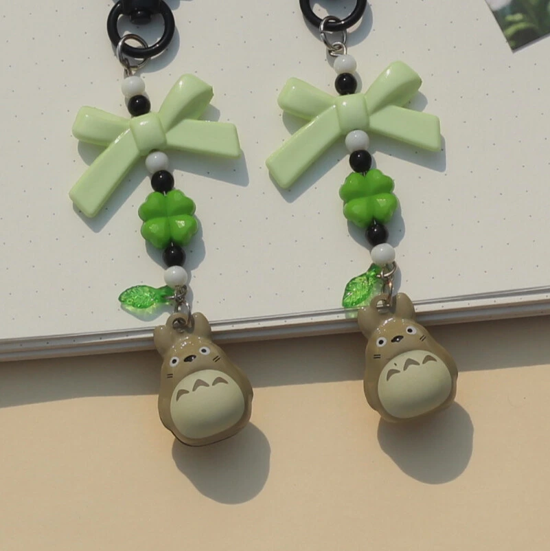 Totoro Ringing Bell Charm Keychain -2