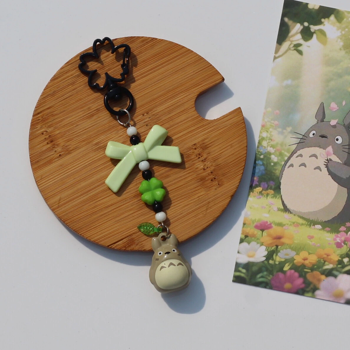 Totoro Ringing Bell Charm Keychain -6