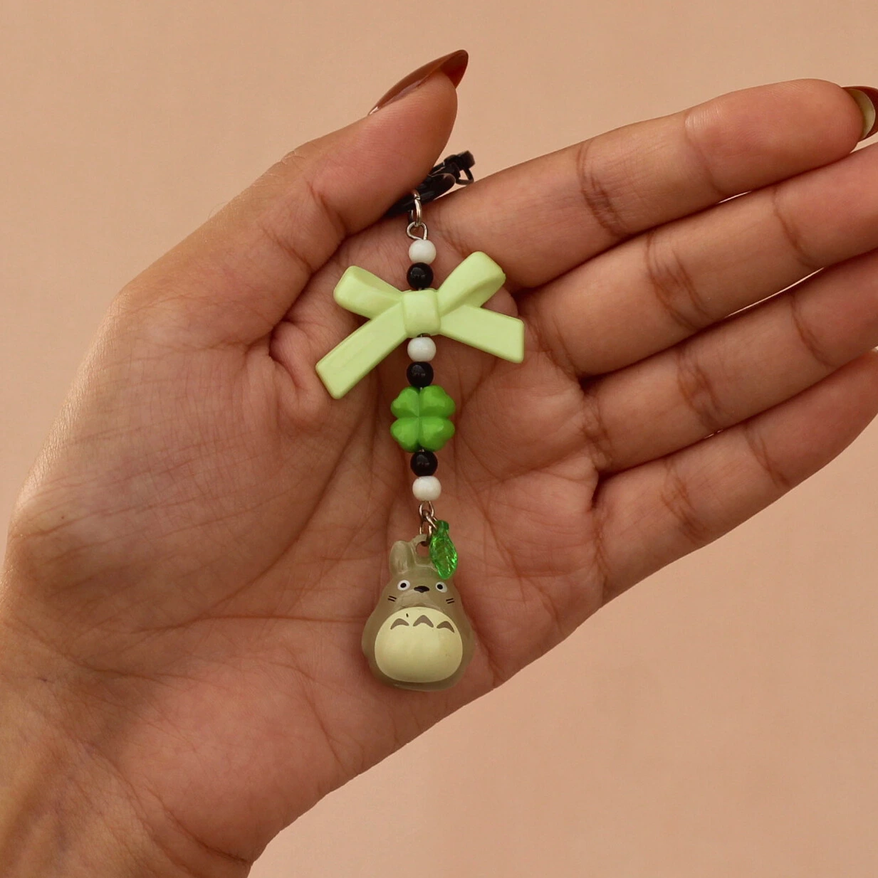 Totoro Ringing Bell Charm Keychain -10