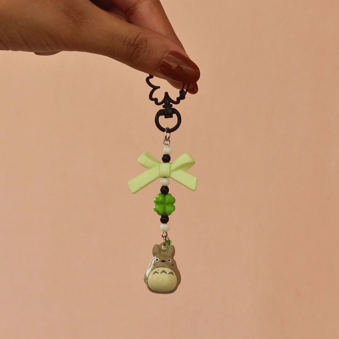 Totoro Ringing Bell Charm Keychain -11