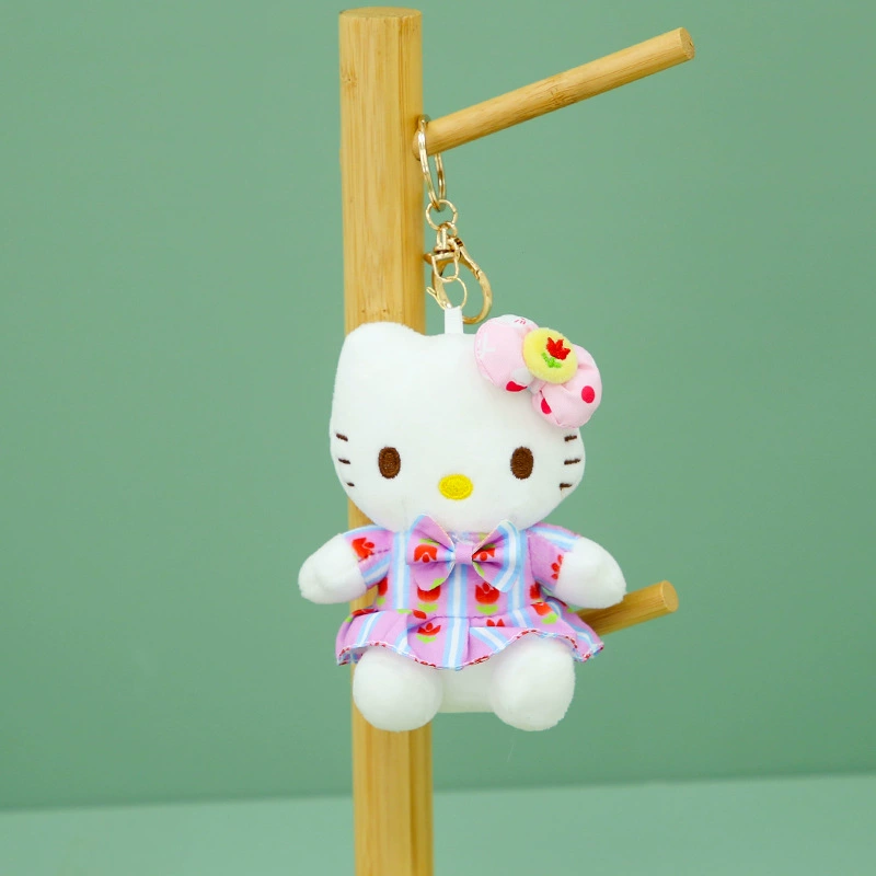 Hello Kitty Frock Closet Plush Keychain -6