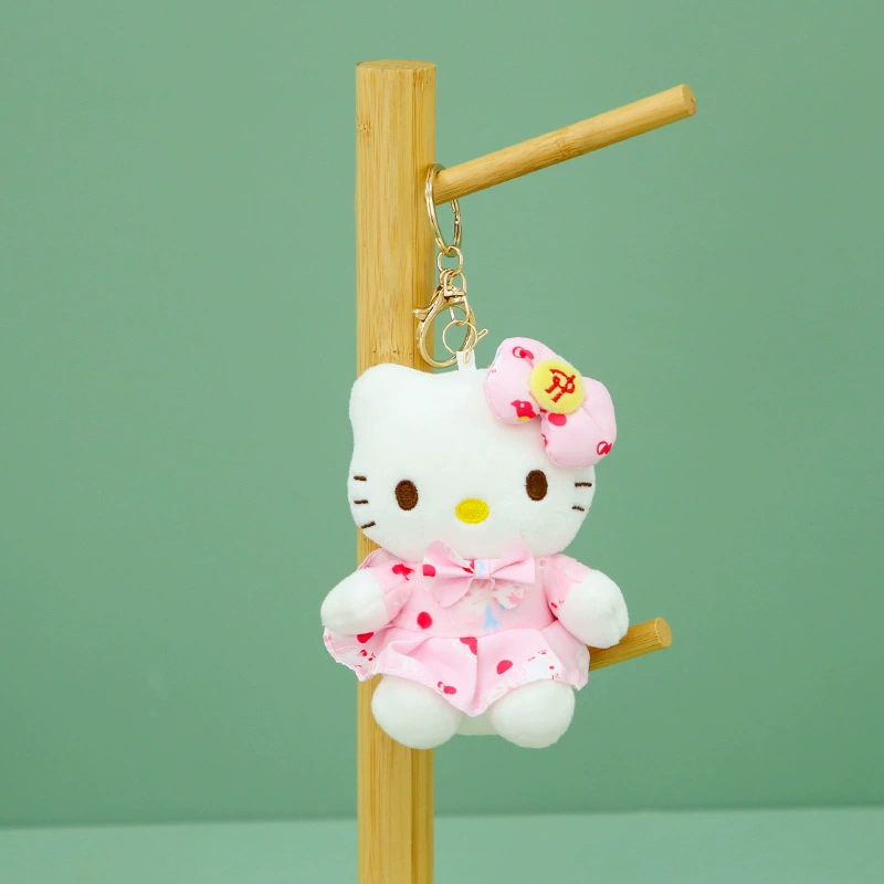 Hello Kitty Frock Closet Plush Keychain -7