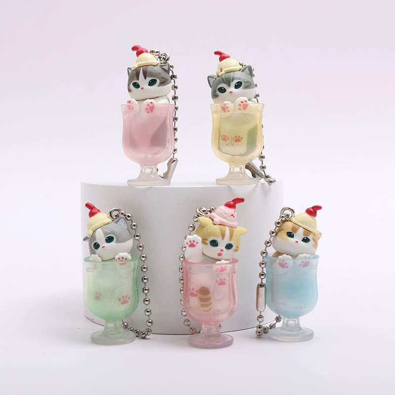 Mofusand Cats Soda Series Keychain Blind Box -8