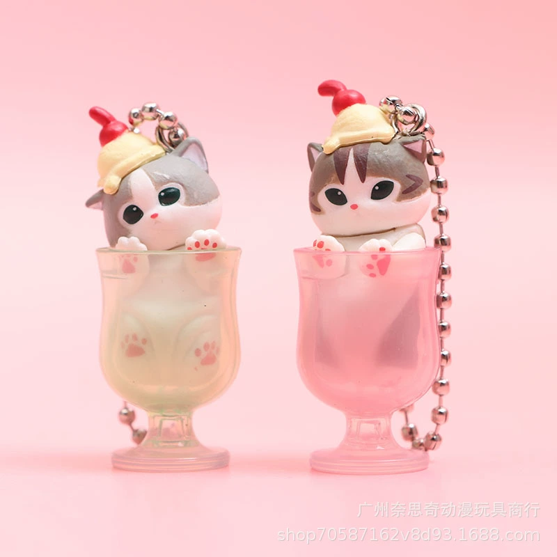 Mofusand Cats Soda Series Keychain Blind Box -3