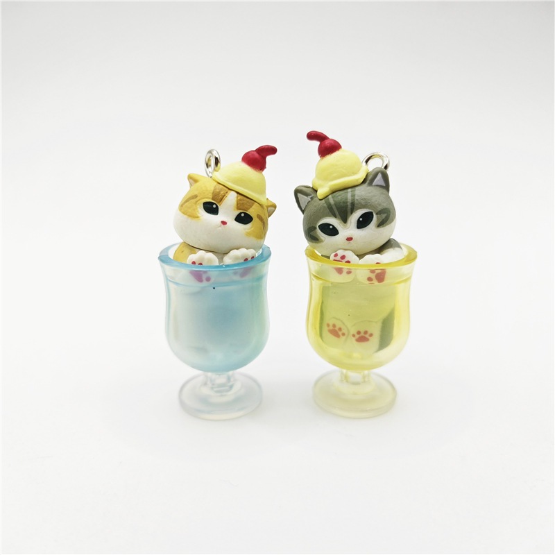 Mofusand Cats Soda Series Keychain Blind Box -12