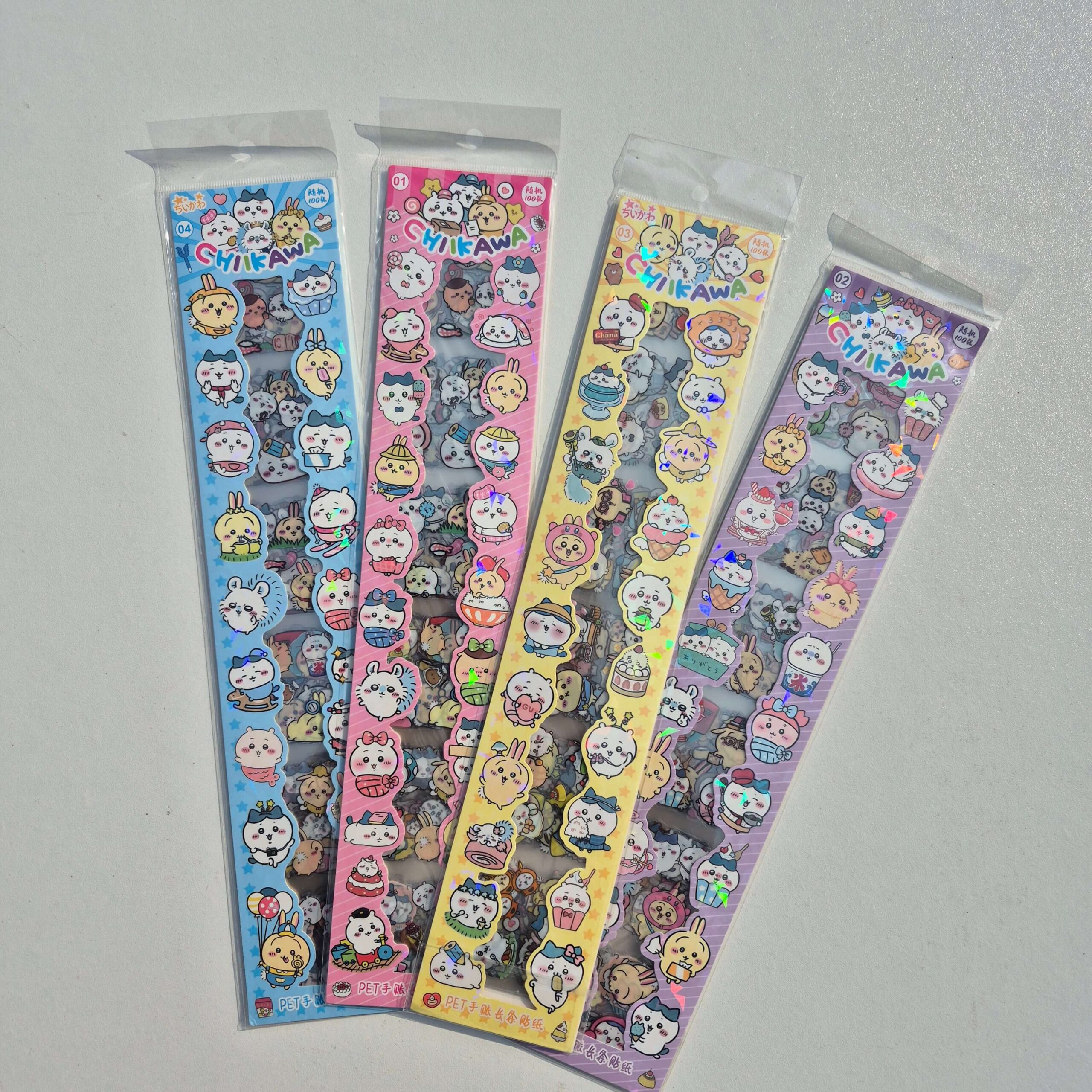 Cute Chiikawa Long Sticker Sheets Pack -1