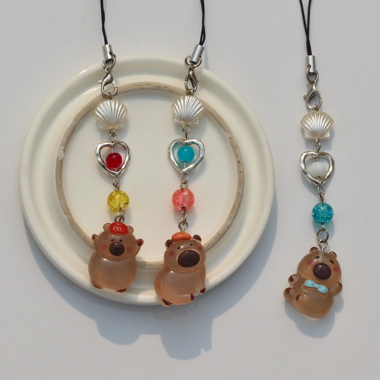Cute Capybara Phone Charms -15