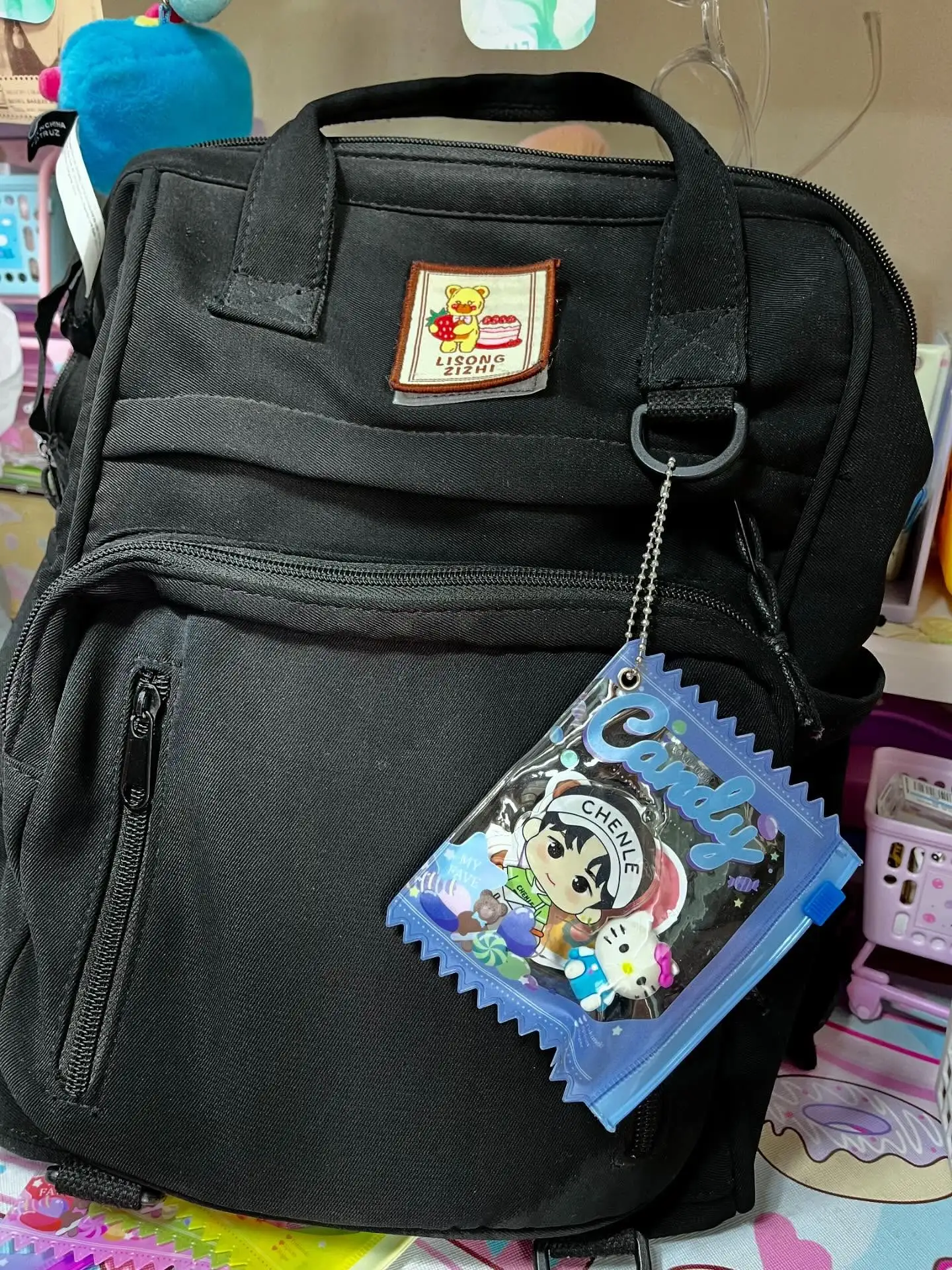 Pinteresty Candy Theme Trinket Pouch Keychain -11