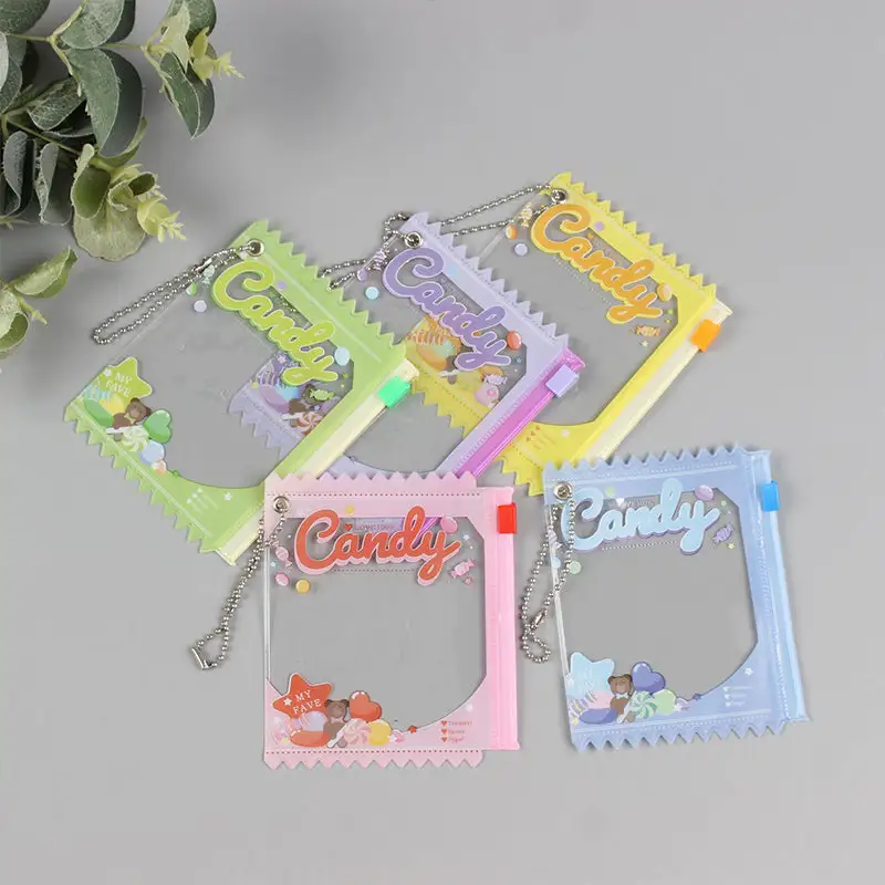 Pinteresty Candy Theme Trinket Pouch Keychain -2