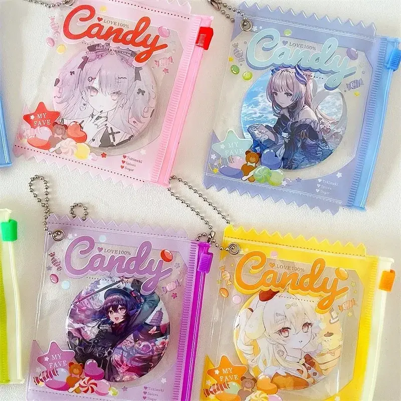 Pinteresty Candy Theme Trinket Pouch Keychain -3