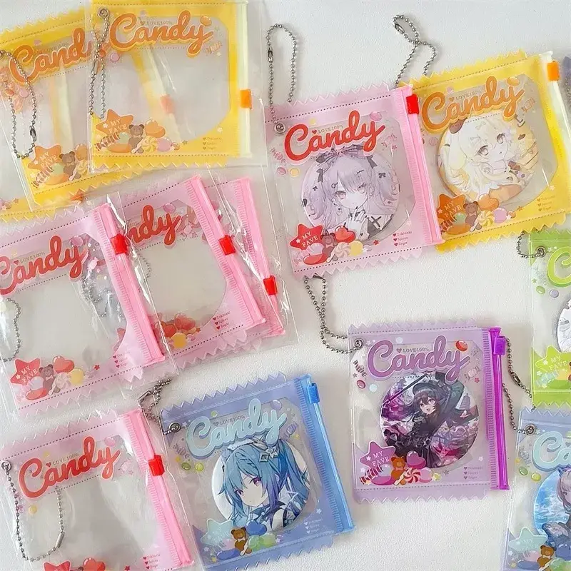 Pinteresty Candy Theme Trinket Pouch Keychain -4