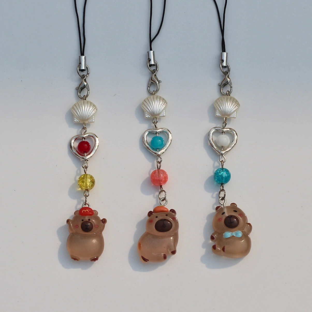 Cute Capybara Phone Charms -8