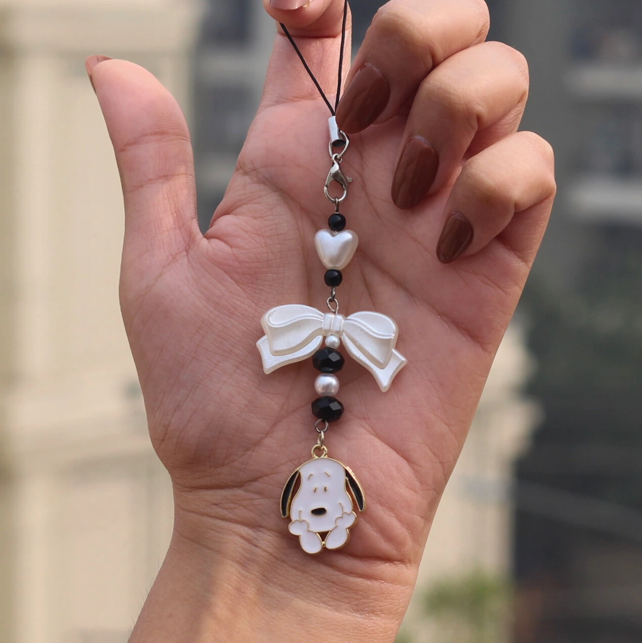 Snoop6y Bow Phone Charm -6