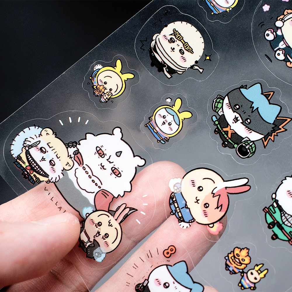 Cute Chiikawa Long Sticker Sheets Pack -8
