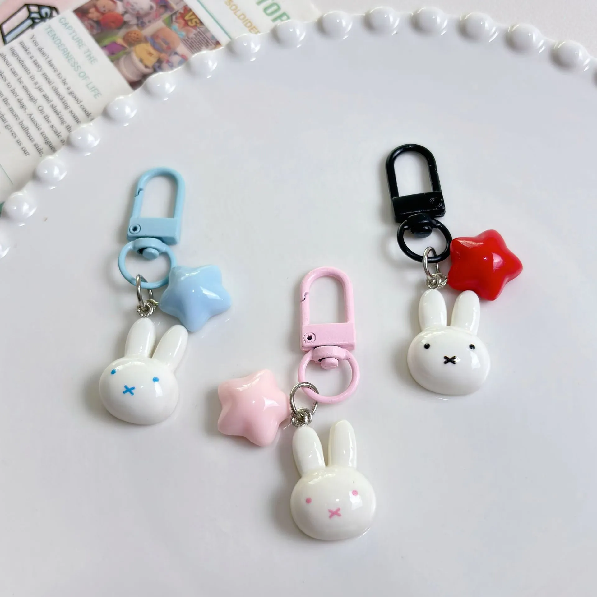 Cute Miffy Charm Keychains -14