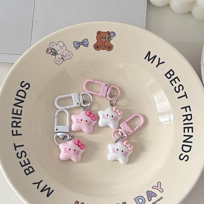 Hello Kitty Star Shape Charm Keychain -18
