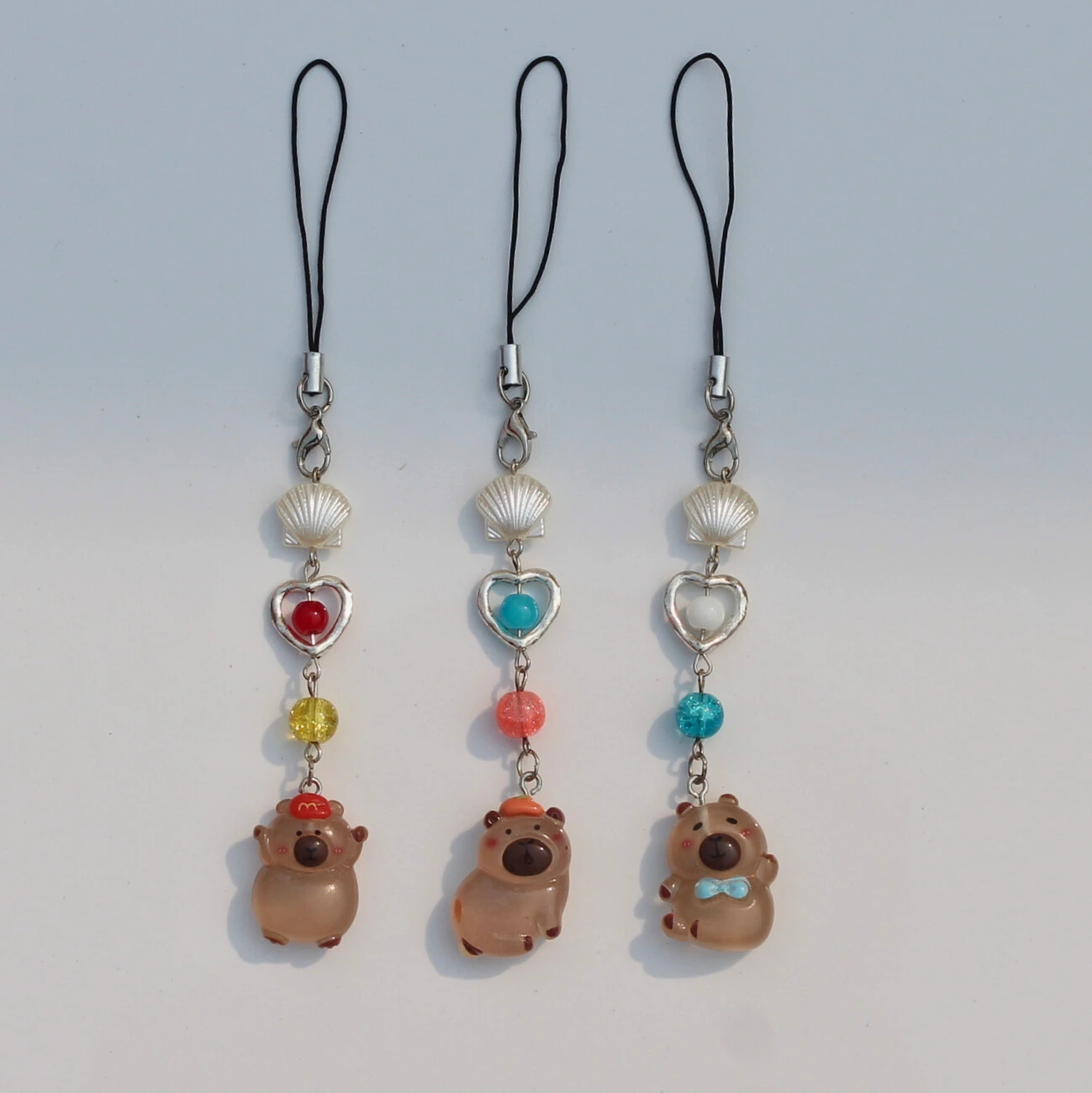 Cute Capybara Phone Charms -2