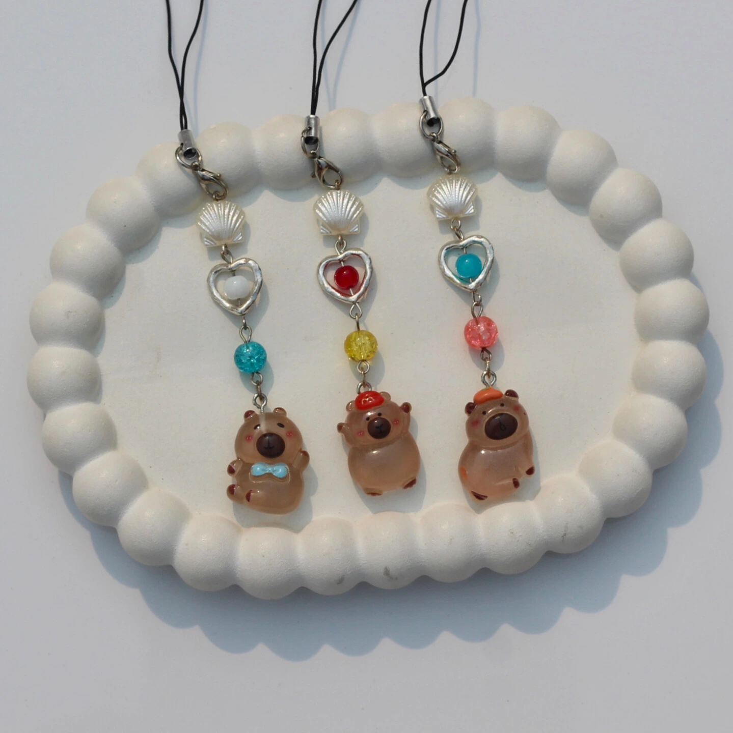 Cute Capybara Phone Charms -11